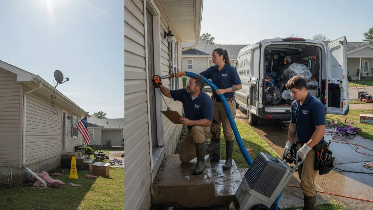 Ceiling Water Damage Restoration in Valley View, PA near me